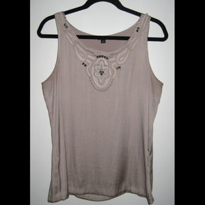 Ann Taylor Petite embellished tank